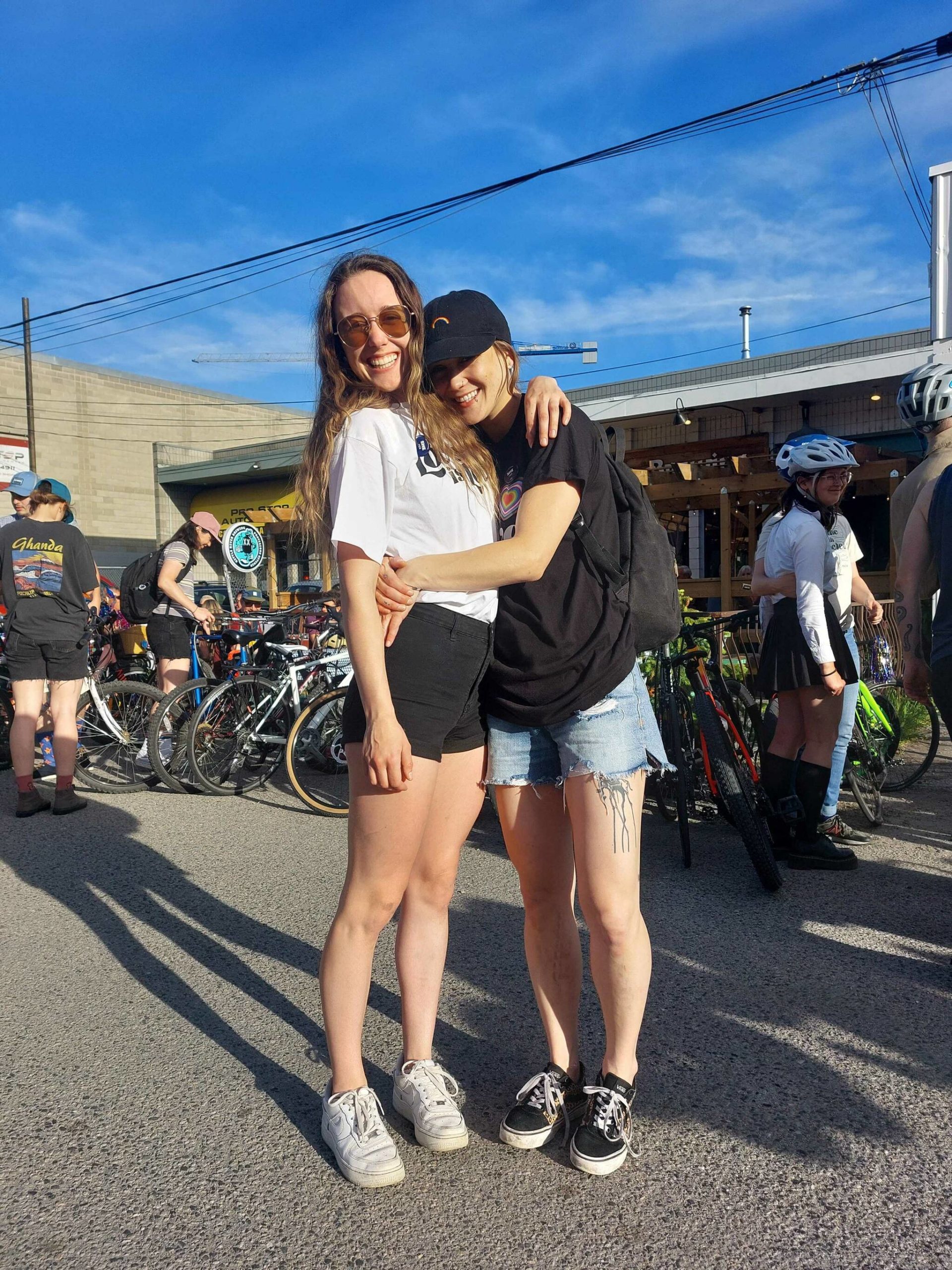 First Pride week ever for Jade St.Marie and Madi Koch (Jacqueline Gelineau/Capital News)