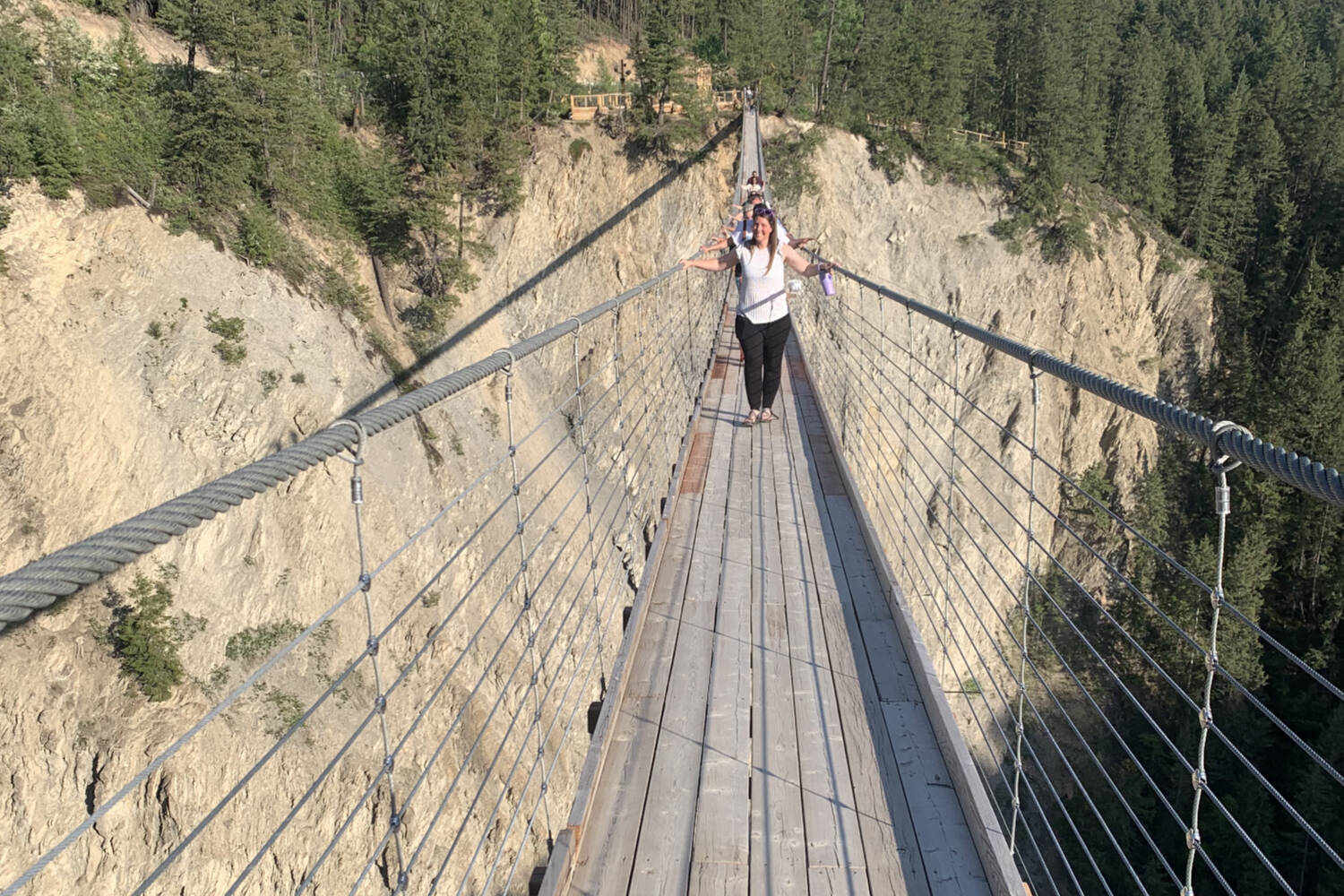 A walk across Canadas highest suspension bridge is just the beginning of the thrills youll find at Golden Skybridge in Golden, B.C. Dan Shipley / West Coast Traveller photo