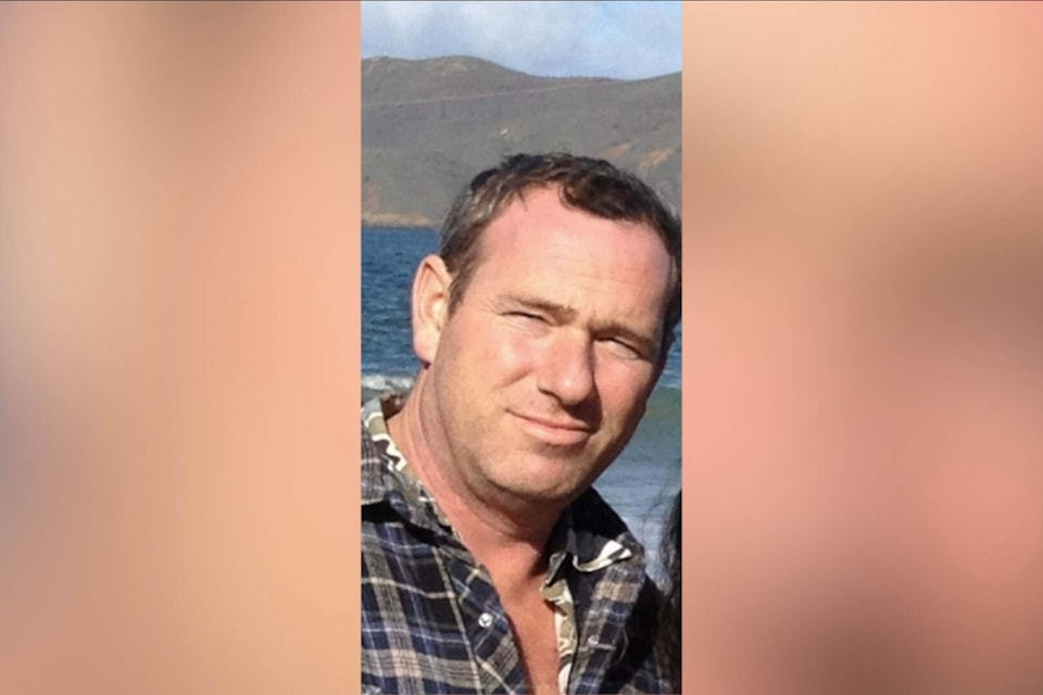 Travis Van Hill has been missing ever since his shrimp boat capsized on Okanagan Lake Monday, July 24. (Kim Van Hill photo)