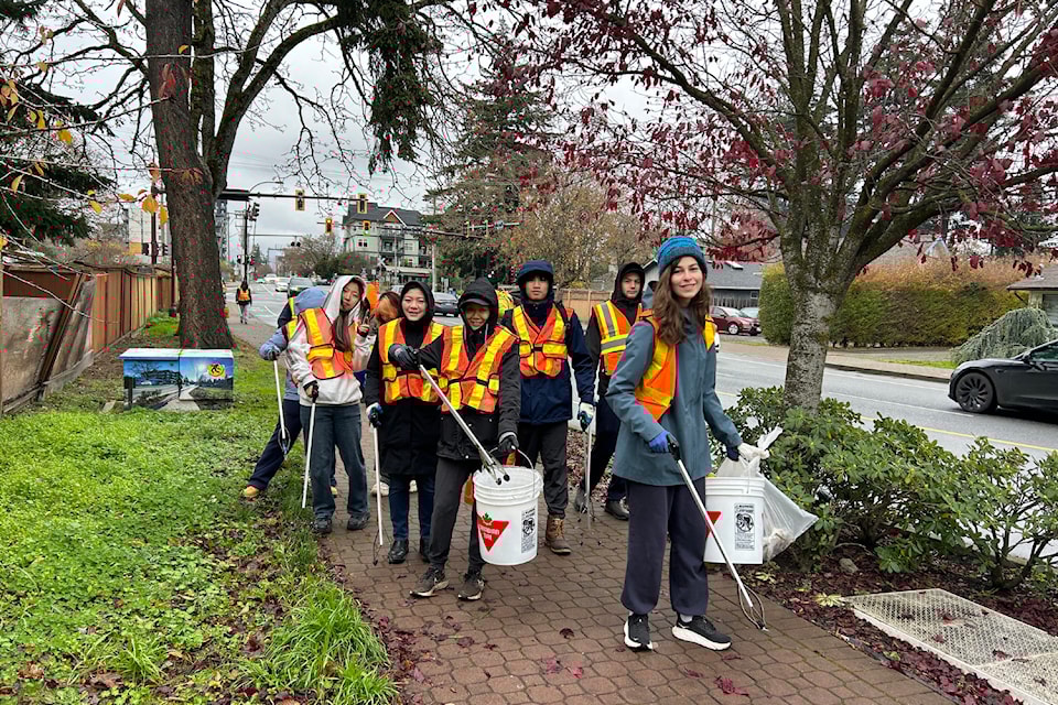 The Greater Victoria Green Team removed 131 pounds of litter from the area around Langford Station.