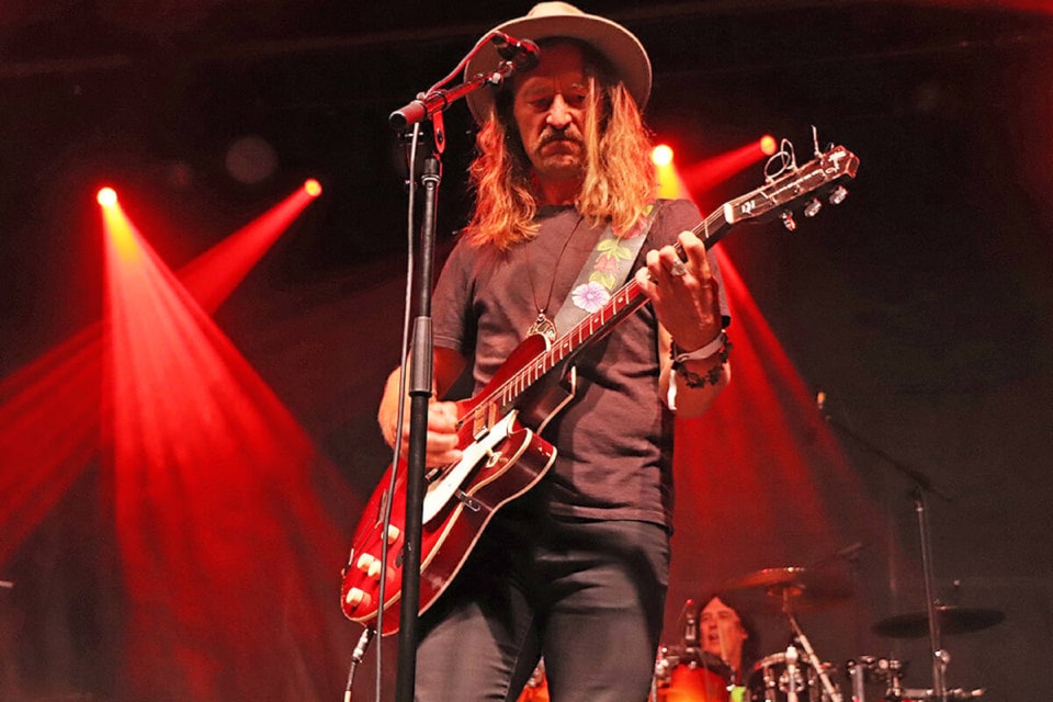 Jesse Roper of Metchosin performs with his band at the All Ways Home music festival in Langford at Starlight Stadium in 2021, the same year he had excerpts from two songs play on Netflix and CBS.