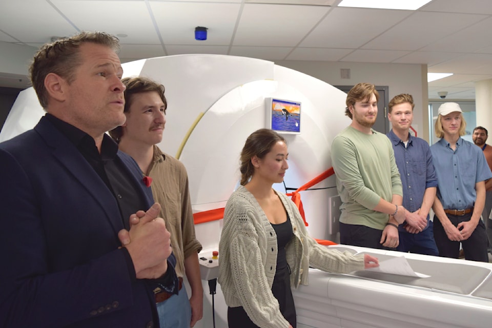 Jeffrey Stephen, Camosun's head instructor for engineering capstone projects, discusses the simulator.