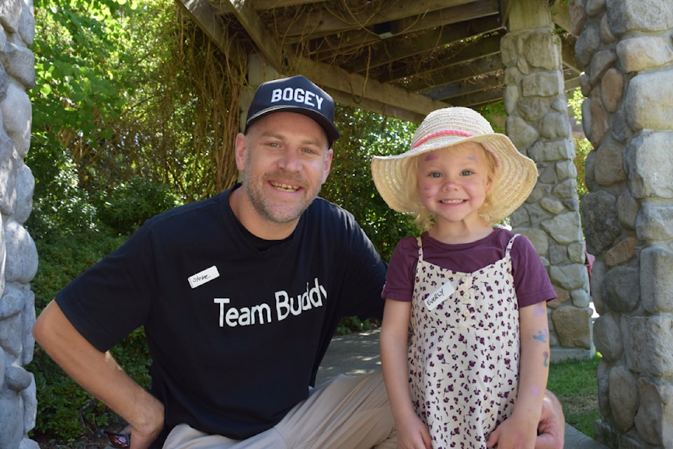 Lake Cowichan resident Steve Olson with his daughter Everly. Olson's now one-year-old son spent 130 days in Victoria General's neonatal intensive care unit.