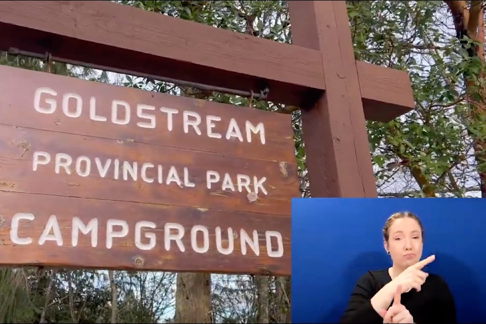 An American Sign Language virtual guided nature walk of Goldstream Provincial Park is now available online.