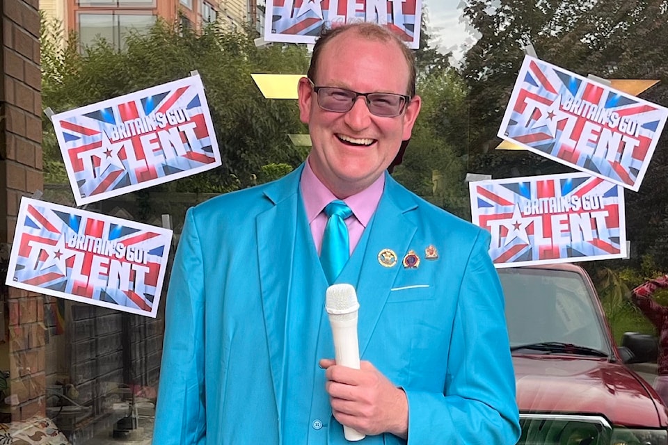 Singer Christopher White will be auditioning for Britain's Got Talent in September.