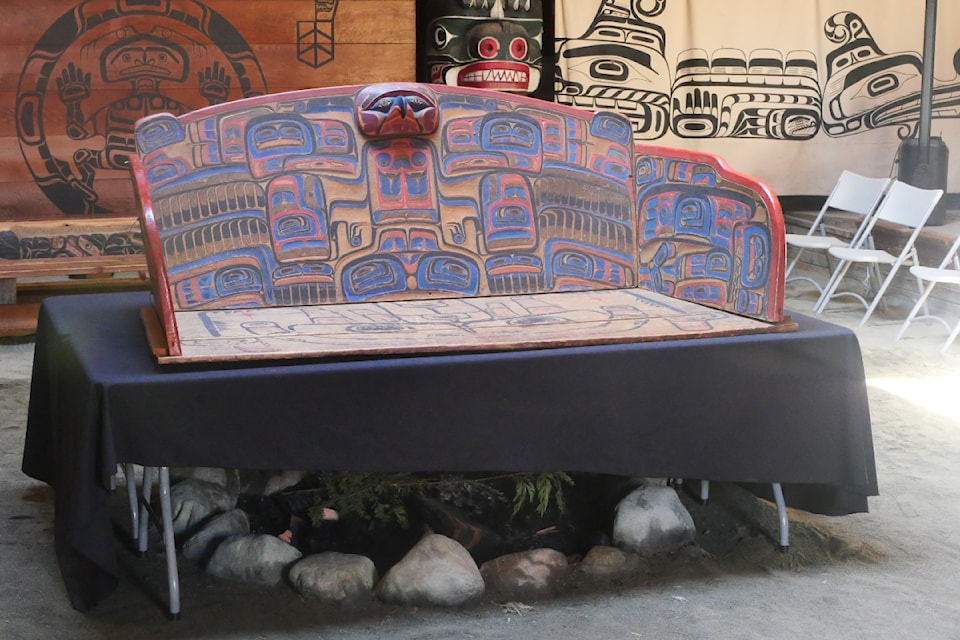 The Heiltsuk Nation will welcome the Chief Seat back to Bella Bella on July 25. It has been housed at the RBC Museum since 1911. 