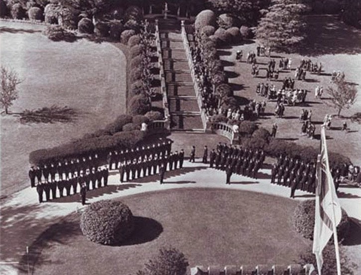 Hatley Park during World War 2 training