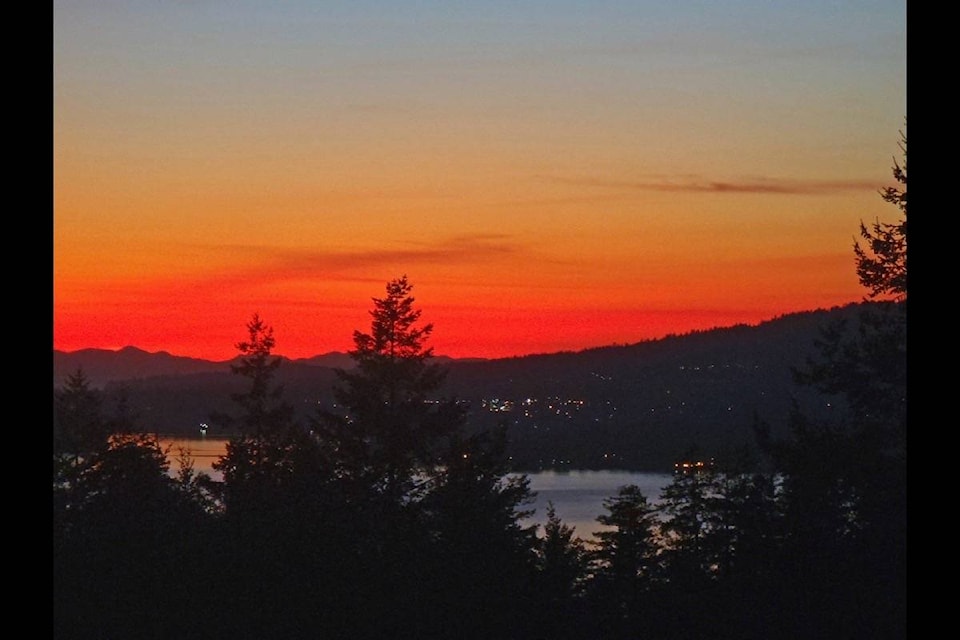 Parvez Kumar took this stunning shot from his sundeck in Sooke.