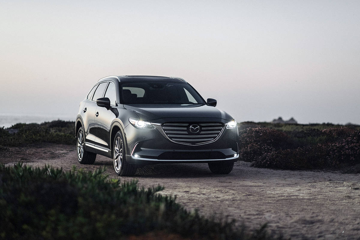 The heart of the CX-9 is turbocharged 2.5-litre four-cylinder rated at 250 horsepower and 320 pound-feet of torque.