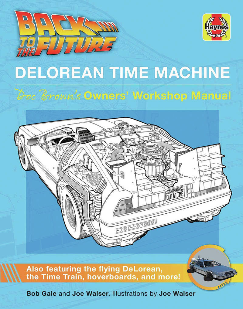 The Haynes manual for the Delorean time machine is guaranteed to be an entertaining reading. PHOTO: HAYNES