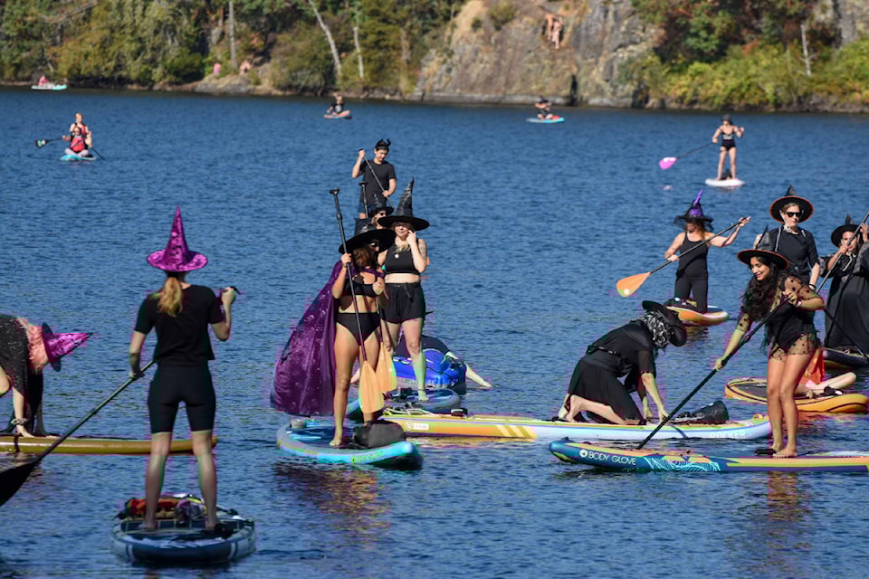 The second annual What’SUP Witches paddle event is  Saturday, Oct. 5 from 2 to 4 p.m. at Thetis Lake.