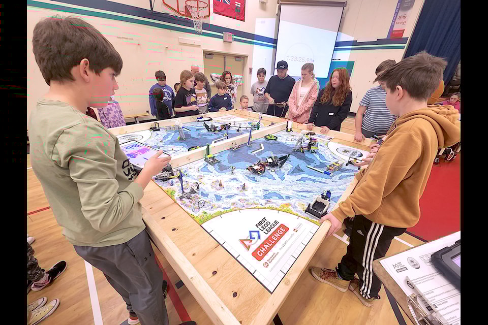 All teams put their robots through a course around the theme of working around an undersea coral nursery.