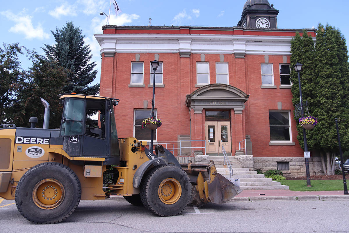 Trash dumped in front of Grand Forks city hall Grand Forks Gazette