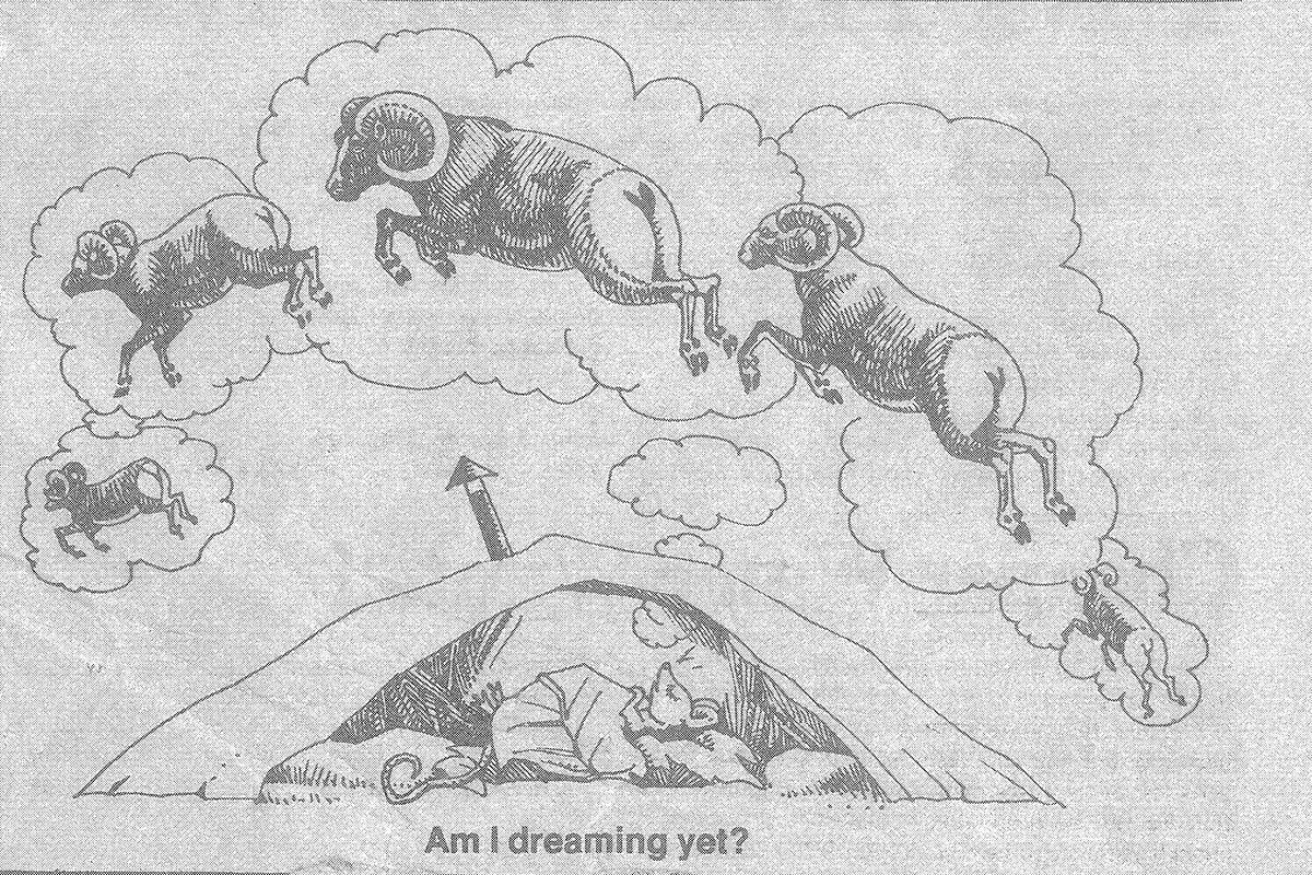 A cartoon published on The Gazettes editorial page circa April 1985 pokes fun at what had been a very contentious issue in city politics. Clipping courtesy of Barry Brandow, Sr.