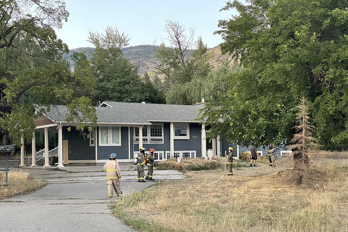 Dep. Fire Chief Stephane Dionne said a thick plume of natural gas treated volunteer firefighters who went inside the home at 7004 First St. Photo: Laurie Tritschler