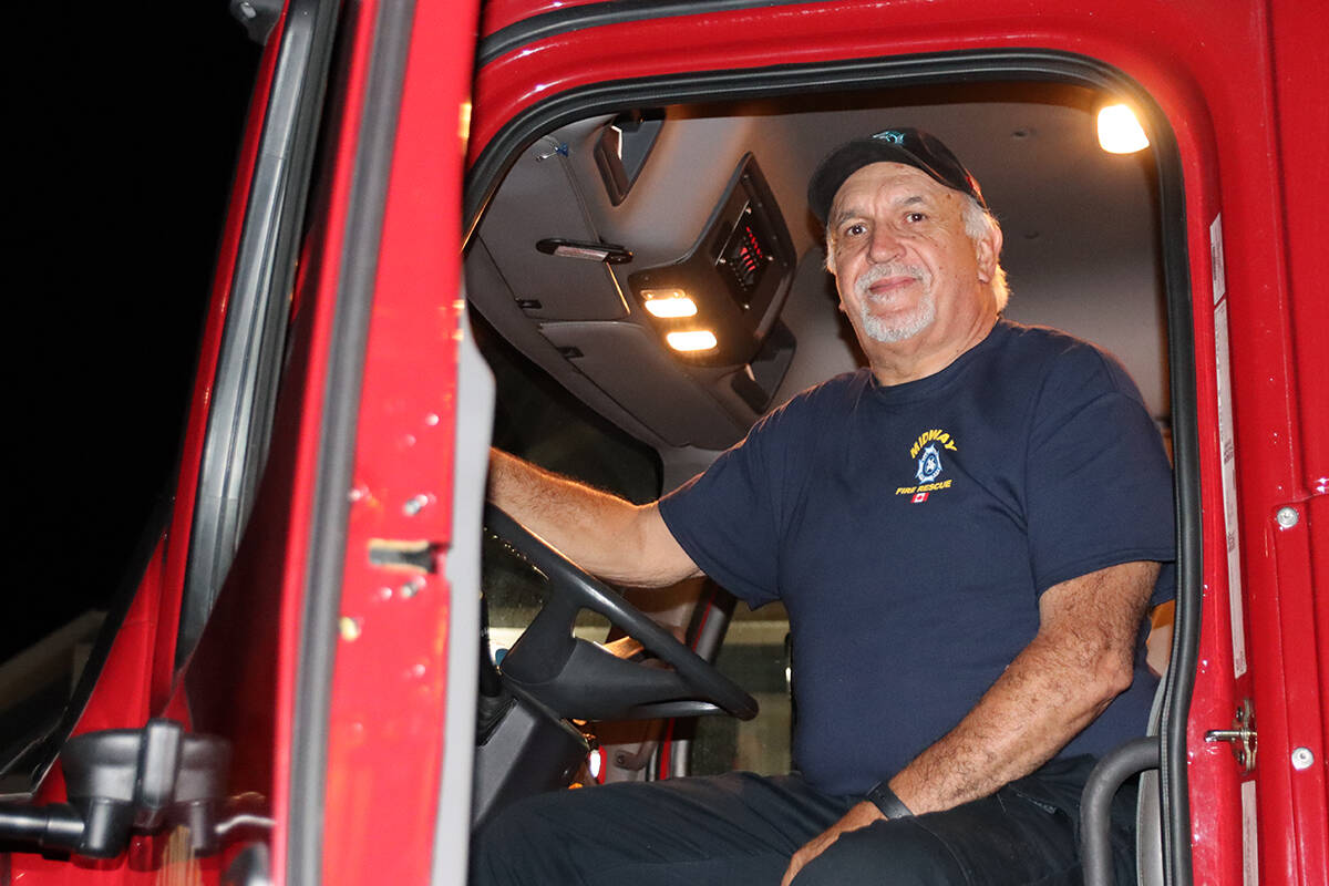 Fire Chief Walt Osellame ran Midways volunteer fire department for 30 years. Photo: Laurie TritschlerWalt Osellame, former chief at Midways volunteer fire department, was principal for many years at Boundary Central Secondary School . Photo: Laurie Tritschler