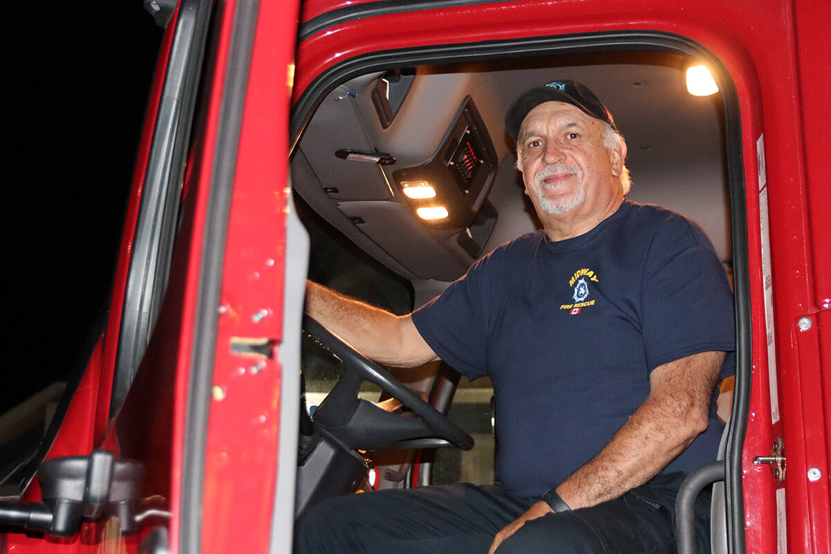 Fire Chief Walt Osellame ran Midways volunteer fire department for 30 years. Photo: Laurie TritschlerWalt Osellame, former chief at Midways volunteer fire department, was principal for many years at Boundary Central Secondary School . Photo: Laurie Tritschler