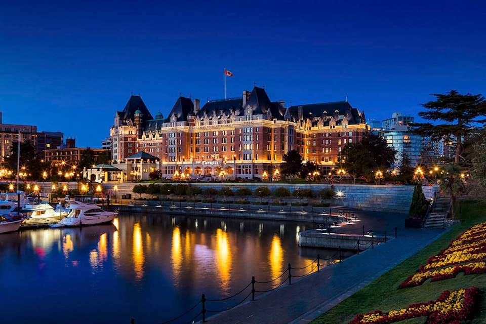 Victoria’s Fairmont Empress hotel was third best city hotel in Canada by Travel + Leisure. (Courtesy of Fairmont Empress hotel)