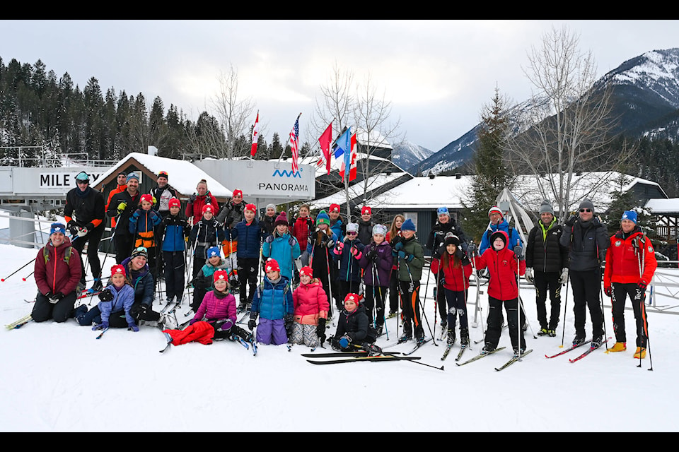 Kootenay cross-country skiers attended a Teck sponsored snow camp at Panorama last week. (Photos by Cam Gillies)