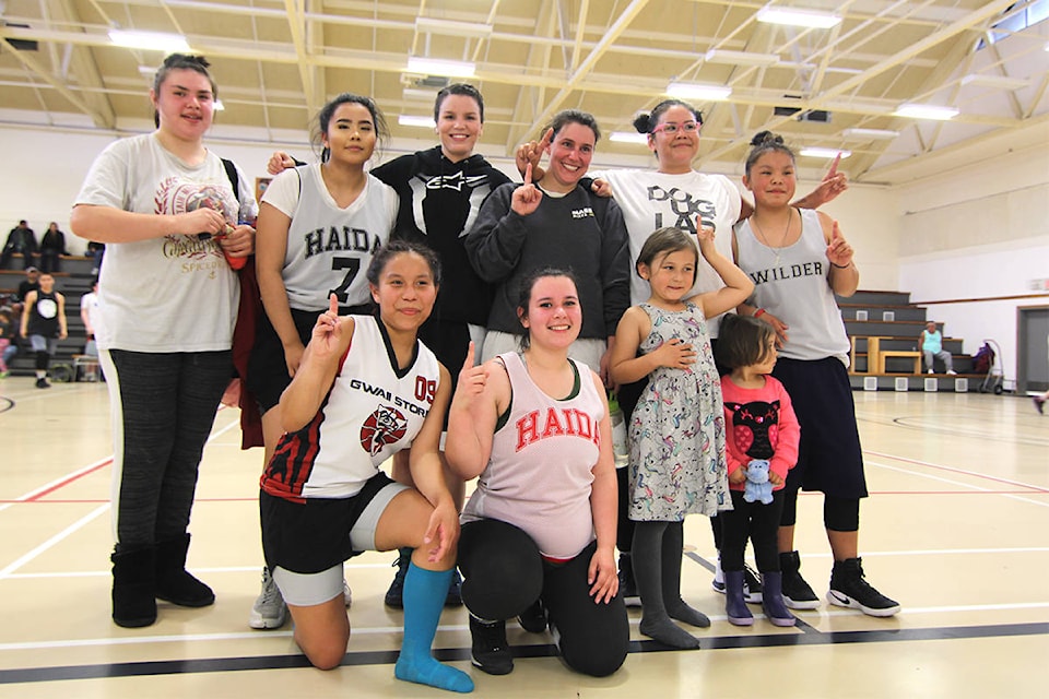 The Net Rippers topped their division in the league finals. (Andrew Hudson/Haida Gwaii Observer)