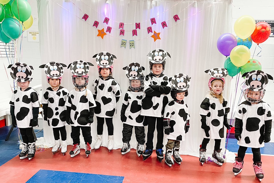 This year’s Canskate group. Kids start at four-years-old and can be in the program for 1-2 years. (Submitted photo)