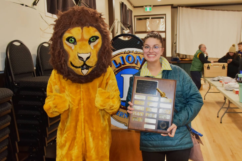 Kristin Marraty came first place in the Lions Club’s 2022 Blue Knuckle Derby in Prince Rupert. (Photo: Harry Young)
