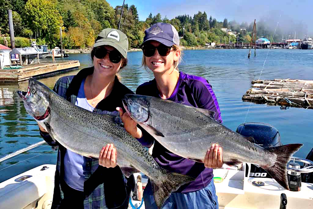 Sooke is a fishing hotspot for five species of salmon and halibut. Fishing-Booker photo