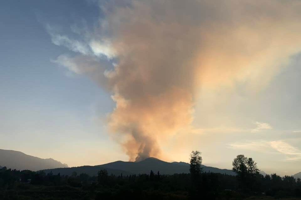 John Brown Creek wildfire. (Emily Myerscough photo)