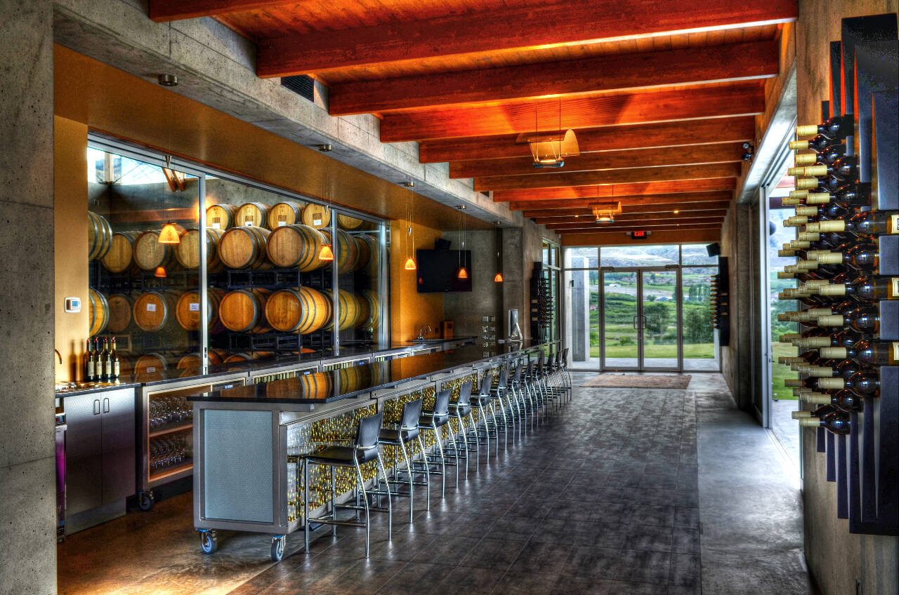 Fall is a beautiful time to visit British Columbias Oliver Osoyoos Wine Country, offering both outdoor activities and a wealth of wineries to visit, including Church and State Wines in Oliver, B.C. Photo courtesy Oliver Osoyoos Wine Country