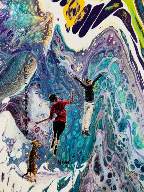 A painting by Diane Mackenzie. 
