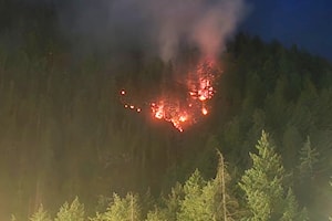 Wildfire in Hope grows to 1.5 hectares