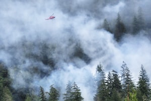 Photos: Wildfire estimated at 2.5 hectares discovered in Spuzzum