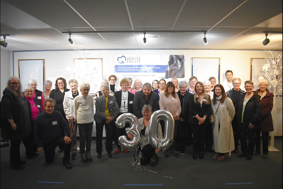 The Fraser Canyon Hospice Society celebrated its 30th anniversary on February 20, 2025 at the Hope Legion Hall. 