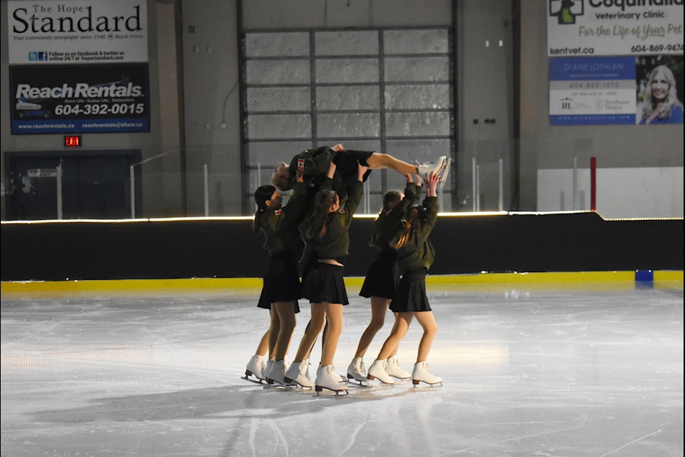 Star 2 group skaters skating to the song, "Danger Zone," from Top Gun. They performed during the annual skating show on March 7, 2025 and March 8, 2025. 