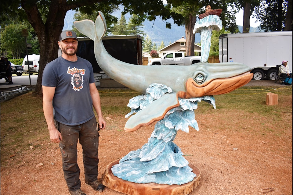 Ryan Villiers is the winner for the 2025 Hope's World Class Chainsaw Carving event. 