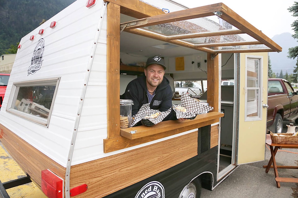 Hope’s newest food cart is busy jetting from one event to the next, and it looks to stay this way all summer. Local Mark Petryck runs Canned Ham Coffee & Canteen from a refurbished 1975 Scamper travel trailer. Hungry patrons can find him through the canteen’s Facebook page. Greg Laychak/Black Press