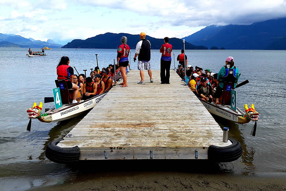 Thousands came out to watch the 15th annual Harrison Dragon Boat Regatta on Saturday. (Chris Duchaine/Black Press Media)