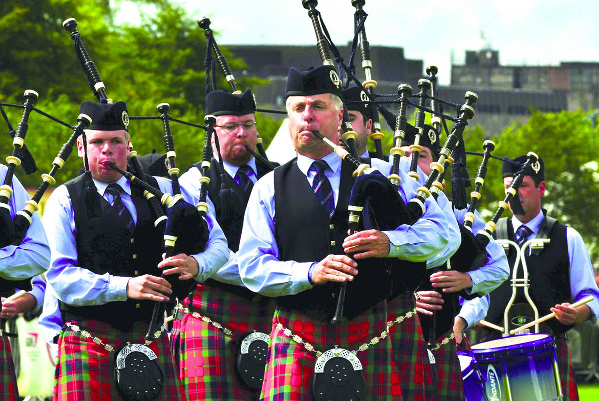 Bagpipe band discount