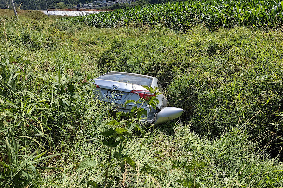 25927182_web1_210723-CPL-Hiway-Crash-Bridal-Falls-CarInDitch_1