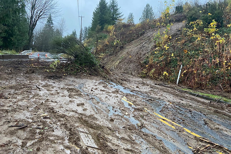 Melissa Carson sent in this photo from 264th Street on Monday, Nov. 15, 2021. (Special to Black Press Media) Melissa Carson sent in this photo from 264th Street on Monday, Nov. 15, 2021. (Special to Black Press Media)