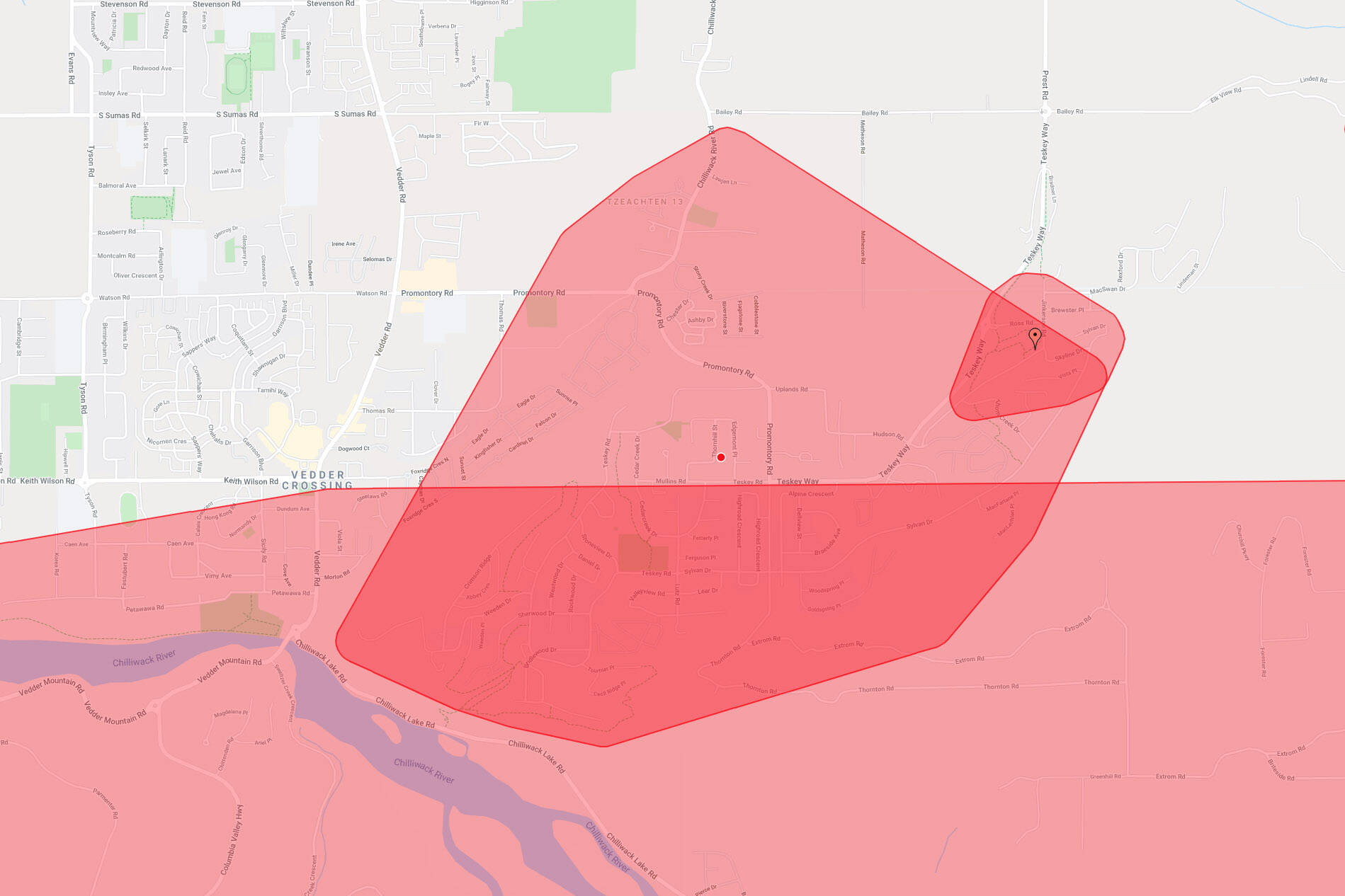 More than 10,000 BC Hydro customers were without power Friday, Jan. 7, 2022. (BC Hydro)