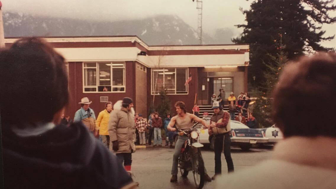 An iconic scene from Rambo: First Blood. (MOTI photo)Sylvester Stallone during the 1981 filming of Rambo: First Blood in Hope, B.C. (MOTI photo)