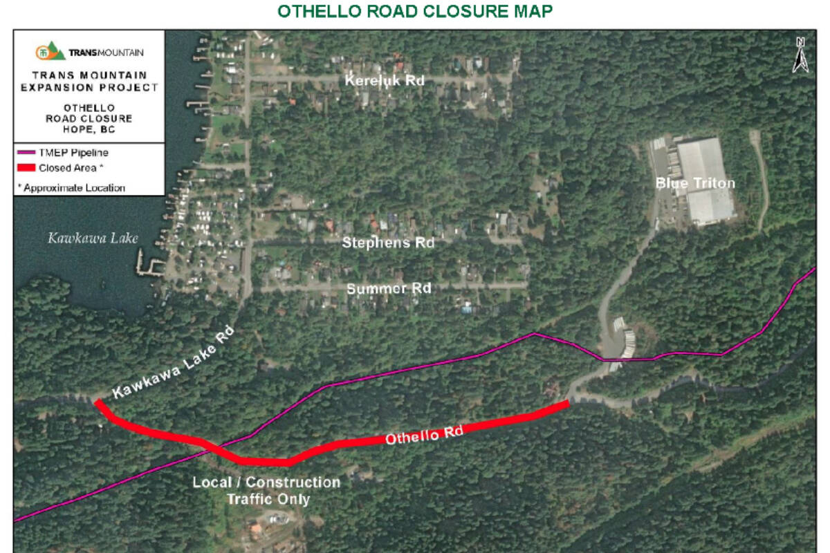 Othello Road fully closed from March 24 to April 10 to nonlocal
