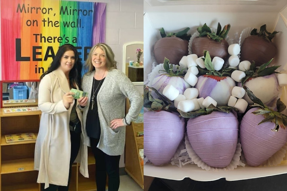 After a successful three-day fundraiser, Amanda’s Edible Arrangements raised $400 towards mental health. The money was donated to the Hope Community Services and Family Resource Center for their mental health resources and programs. (Amanda’s Edible Arrangements)