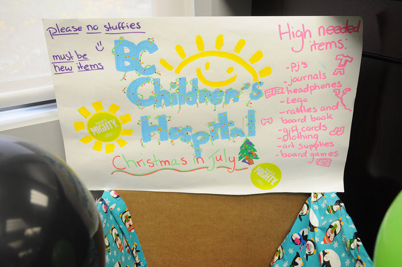 Keira McKenzie, 15, is collecting toys and clothing that will be given to kids at BC Childrens Hospital as part of her Christmas in July toy drive. (Jenna Hauck/ Chilliwack Progress)