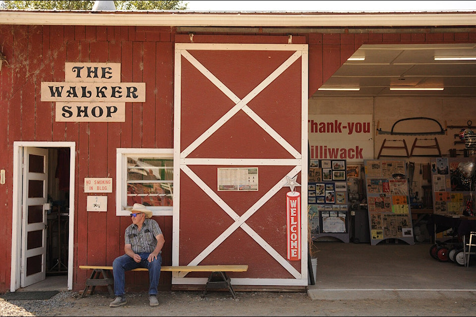 The Atchelitz Threshermen’s Association had antique farm equipment, engines and more on display during the 151st Chilliwack Fair on Saturday, Aug. 12, 2023. (Jenna Hauck/ Chilliwack Progress)