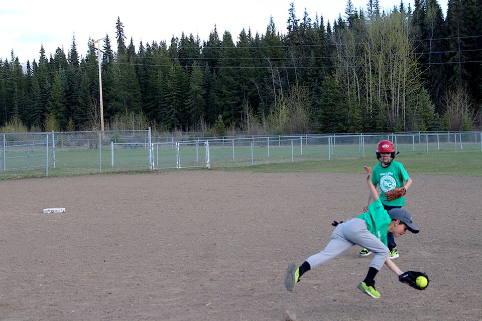 On May 12 U7,U9 and U11 were out on the diamonds at Four Season Park practicing throwing and catching. The effort was noticeable as these young athletes are teachable and eager to learn. A big shout out to all the volunteer coaches and parent helpers making this season happen. 