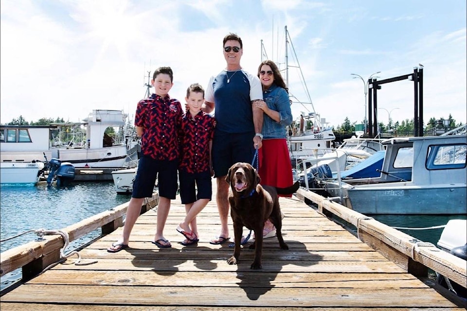 Peter and Marcia Kent with their children, Ryder and Hunter, and dog, Koda. (Submitted photo)