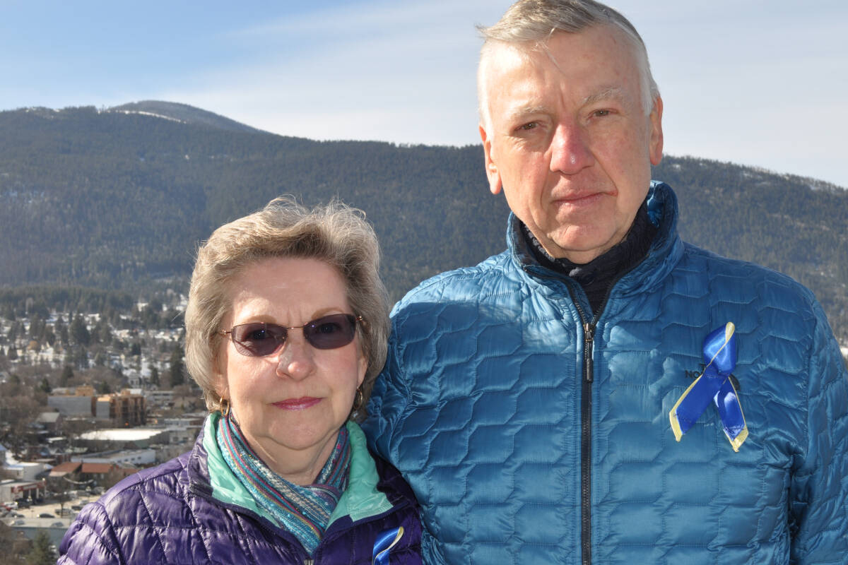 George Vnoucek and his wife Betty. George landed in Canada in 1968 and eventually moved to Nelson in 1972, where he has lived ever since. Photo: Tyler Harper