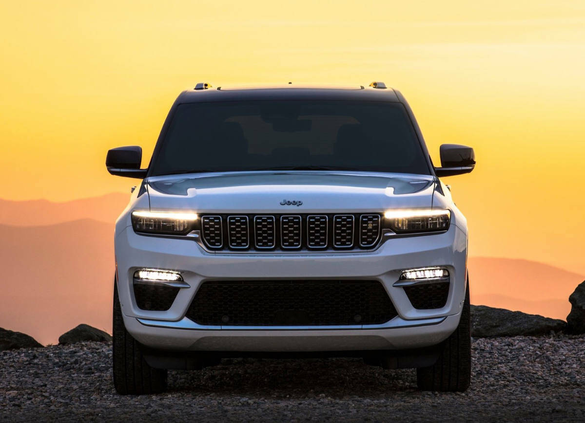 The current model of the 2023 Jeep Grand Cherokee 4xe is somewhat more aerodynamic and continues to provide a spacious cabin and plenty of cargo room. PHOTO: STELLANTIS
